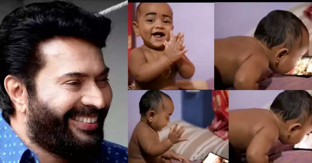 മമ്മൂട്ടി തലമുറകളുടെ നായകന്‍; വൈറലായി കുഞ്ഞ് ആരാധിക