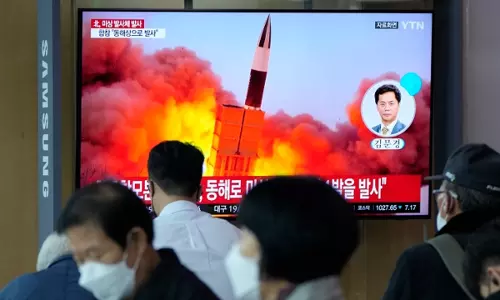 യുദ്ധം നിർത്താമെന്ന് കിം ജോംഗ് ഉന്നിന്റെ സഹോദരിയുടെ പ്രസംഗം; മൂന്നു നാളിന് ശേഷം മിസൈൽ പരീക്ഷിച്ച് ഉത്തര കൊറിയ