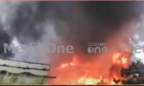 കണ്ണൂരിലെ പ്ലാസ്റ്റിക്ക് സംസ്‌കരണ കേന്ദ്രത്തിൽ തീപിടിത്തം