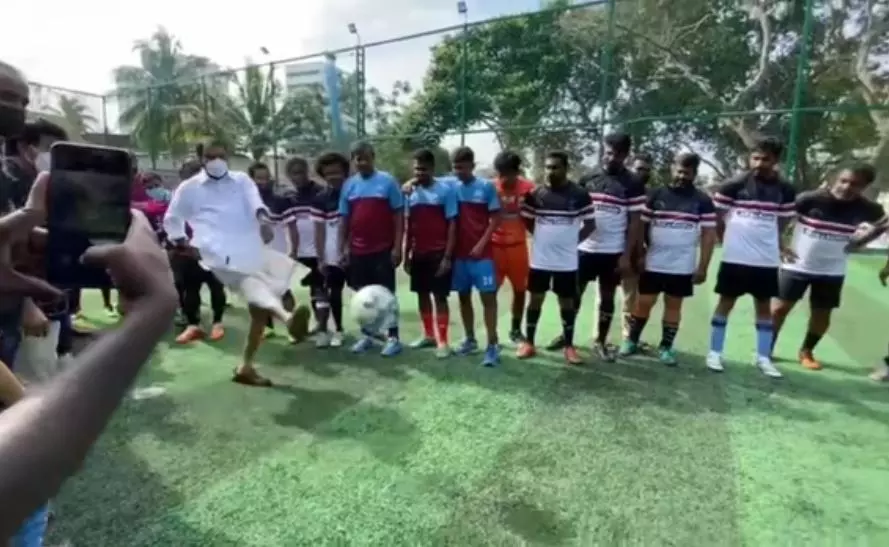 നേമത്തും ഇത് പോലൊരു ഗോളാണ് അടിച്ചത്: ശിവന്കുട്ടി നേമത്തും ഇത് പോലൊരു ഗോളാണ് അടിച്ചത്: ശിവന്കുട്ടി