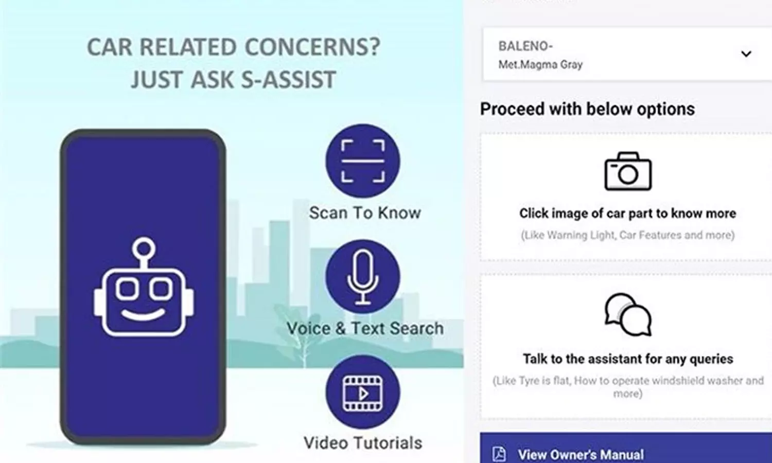 വഴിയിൽ വച്ച് ടയർ പഞ്ചറായാൽ എന്ത് ചെയ്യും ? സ്മാർട്ട് പേഴ്സണൽ അസിസ്റ്റന്റ് ആപ്പുമായി മാരുതി വഴിയിൽ വച്ച് ടയർ പഞ്ചറായാൽ എന്ത് ചെയ്യും ? സ്മാർട്ട് പേഴ്സണൽ അസിസ്റ്റന്റ് ആപ്പുമായി മാരുതി
