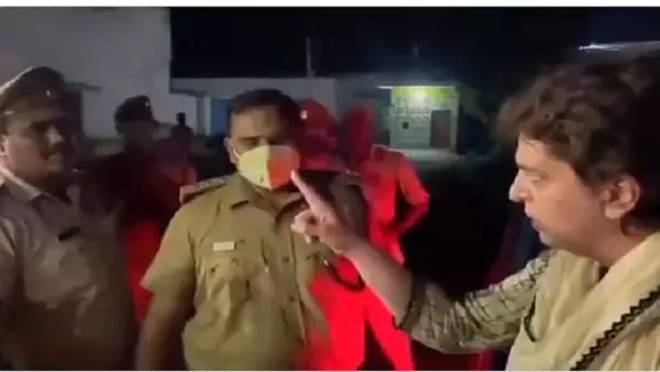 നിങ്ങളെന്നെ കയ്യേറ്റം ചെയ്യുന്നു, ഇതാണോ നിങ്ങളുടെ നിയമം? യു.പി പൊലീസിനോട് പ്രിയങ്ക ഗാന്ധി നിങ്ങളെന്നെ കയ്യേറ്റം ചെയ്യുന്നു, ഇതാണോ നിങ്ങളുടെ നിയമം? യു.പി പൊലീസിനോട് പ്രിയങ്ക ഗാന്ധി