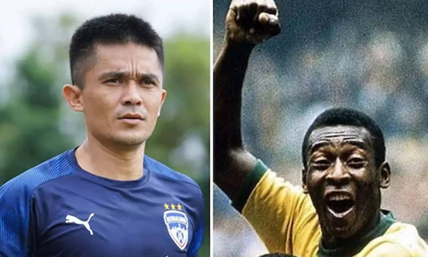 ദൂരം രണ്ടു ഗോള്; പെലെയെ മറികടക്കാന് ഛേത്രി ദൂരം രണ്ടു ഗോള്; പെലെയെ മറികടക്കാന് ഛേത്രി