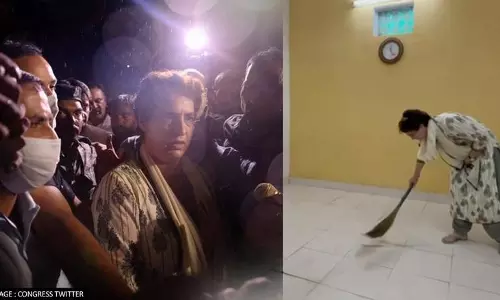 എന്നെയല്ല, കര്‍ഷകനെ കാറിടിപ്പിച്ച്‌ കൊന്നവനെയാണ് തടവിലിടേണ്ടത്:  പ്രിയങ്ക ഗാന്ധി നിരാഹാരത്തിൽ