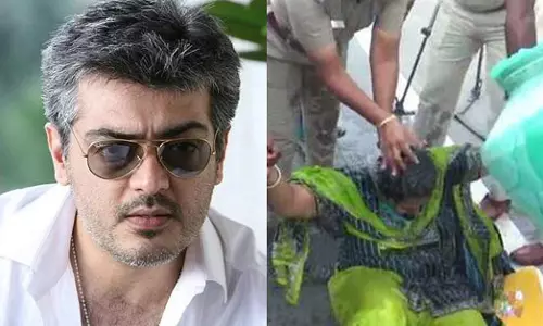 ഈ അവസ്ഥയ്ക്ക് കാരണം അജിത്ത്, ജോലി പോയി: താരത്തിന്‍റെ വീടിന് മുന്നില്‍ നഴ്സിന്‍റെ ആത്മഹത്യാശ്രമം