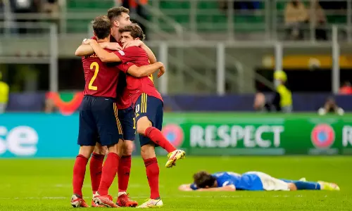 ഇറ്റലിയുടെ അപരാജിത കുതിപ്പിന് വിരാമം;സ്‌പെയിന്‍ യുവേഫ നേഷന്‍സ് ലീഗ് ഫൈനലില്‍