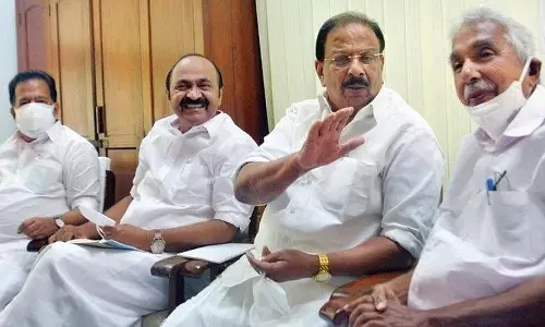 കെ.പി.സി.സി ഭാരവാഹി പട്ടികക്ക് അന്തിമ രൂപം നൽകാൻ നേതാക്കൾ ഡൽഹിയിൽ കെ.പി.സി.സി ഭാരവാഹി പട്ടികക്ക് അന്തിമ രൂപം നൽകാൻ നേതാക്കൾ ഡൽഹിയിൽ