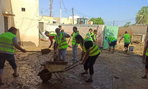 ഷഹീന്‍ ചുഴലിക്കാറ്റ്; ബാത്തിന മേഖലയില്‍ ദുരിതാശ്വാസ പ്രവര്‍ത്തനങ്ങളുമായി   മസ്‌കറ്റ് കെഎംസിസി