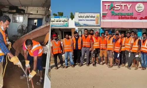 ഷെഹീന്‍ ചുഴലിക്കാറ്റ് ദുരന്തം വിതച്ച മേഖലകളില്‍ സന്നദ്ധ പ്രവര്‍ത്തനം നടത്തി കൈരളി ഒമാന്‍
