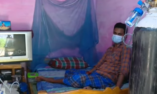 ശ്വാസകോശത്തിന്‍റെ പ്രവർത്തനം താറുമാറാക്കി കോവിഡ്; സഹായം തേടി യുവാവ്