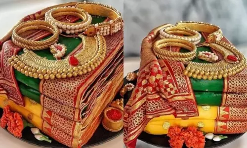 രുചിയുള്ള പട്ടുസാരികള്‍, നാവില്‍ കപ്പലോടിക്കുന്ന കസവു പുടവകള്‍; വൈറലായി വീഡിയോ