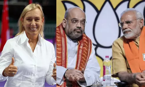 രണ്ടുകൂട്ടരും പോകുന്നത് ഒരേ സ്കൂളില്‍; മോദി-അമിത് ഷാ പരിഹാസത്തിലുറച്ച് ടെന്നീസ് ഇതിഹാസം മാർട്ടിന നവ്‍രതിലോവ