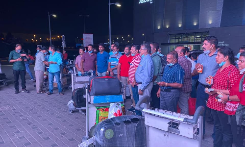 വെല്‍ഫെയര്‍ കേരള കുവൈത്തിന്‍റെ  നാലാമത് ചാര്‍ട്ടര്‍വിമാനം കുവൈത്തിലെത്തി