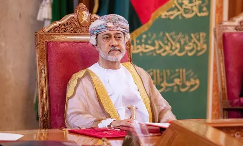 ഷഹീൻ ചുഴലിക്കാറ്റ്; ഒമാൻ ഭരണാധികാരി രാജ്യത്തെ അഭിസംബോധന ചെയ്തു