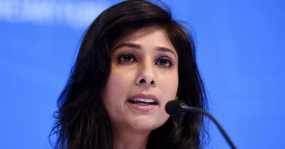 പൊതുമേഖലാ നിക്ഷേപം ഇന്ത്യയ്ക്ക് വളരെ പ്രധാനം: ഗീത ഗോപിനാഥ് പൊതുമേഖലാ നിക്ഷേപം ഇന്ത്യയ്ക്ക് വളരെ പ്രധാനം: ഗീത ഗോപിനാഥ്