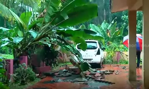 പത്തനംതിട്ടയില്‍ വീട്ടുമുറ്റത്ത് പാര്‍ക്ക് ചെയ്തിരുന്ന കാര്‍ ഒഴുകിപ്പോയി