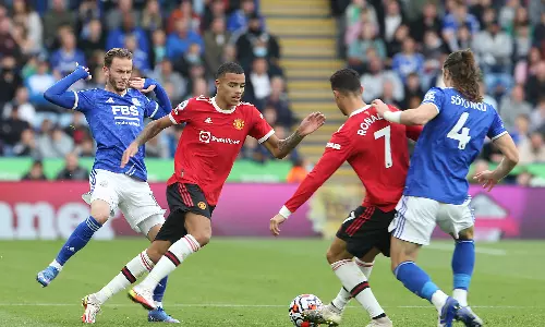 യുണൈയ്റ്റഡിനെ ഗോള്‍ മഴയില്‍ മുക്കി ലെസ്റ്റര്‍ സിറ്റി