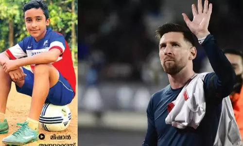 മെസ്സിയുടെ ഇന്‍സ്റ്റഗ്രാം പോസ്റ്റില്‍ മമ്പാട്ടെ കുഞ്ഞ് മെസ്സി