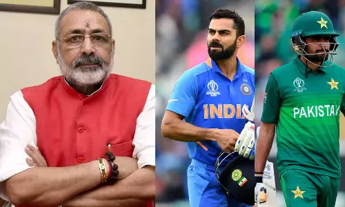 ബന്ധം അത്ര നല്ലതല്ല: ഇന്ത്യയും പാകിസ്താനും തമ്മിലെ ടി20 മത്സരം നടത്തണോയെന്ന് കേന്ദ്രമന്ത്രി ഗിരിരാജ് സിങ് ബന്ധം അത്ര നല്ലതല്ല: ഇന്ത്യയും പാകിസ്താനും തമ്മിലെ ടി20 മത്സരം നടത്തണോയെന്ന് കേന്ദ്രമന്ത്രി ഗിരിരാജ് സിങ്