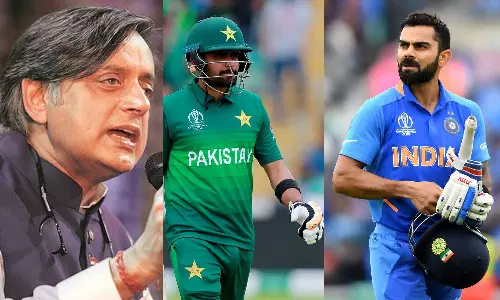 കാർഗിൽ യുദ്ധം നടന്നപ്പോള് ഇന്ത്യയും പാകിസ്താനും തമ്മിൽ കളിച്ചില്ലെ? കേന്ദ്രമന്ത്രിയെ ഓർമപ്പെടുത്തി ശശിതരൂർ കാർഗിൽ യുദ്ധം നടന്നപ്പോള് ഇന്ത്യയും പാകിസ്താനും തമ്മിൽ കളിച്ചില്ലെ? കേന്ദ്രമന്ത്രിയെ ഓർമപ്പെടുത്തി ശശിതരൂർ