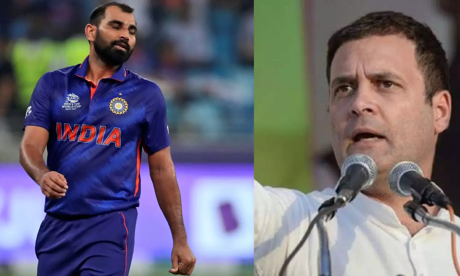 ഞങ്ങളുണ്ട് കൂടെ- മുഹമ്മദ് ഷമിക്ക് പിന്തുണയുമായി രാഹുൽ ഗാന്ധി