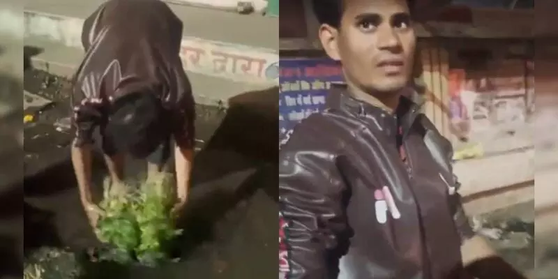 അഴുക്കുവെള്ളത്തില്‍ മല്ലിയില കഴുകിയ പച്ചക്കറി കച്ചവടക്കാരനെതിരെ എഫ്.ഐ.ആര്‍