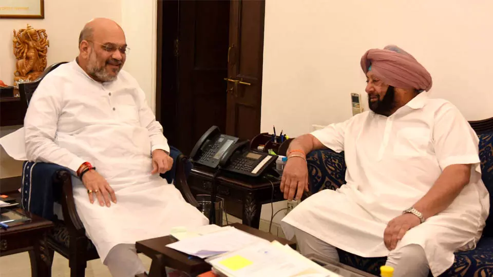 അമരീന്ദർ സിങ് - അമിത് ഷാ കൂടിക്കാഴ്ച ഇന്ന്; സഖ്യ ചർച്ചകള്‍ ഉണ്ടായേക്കും