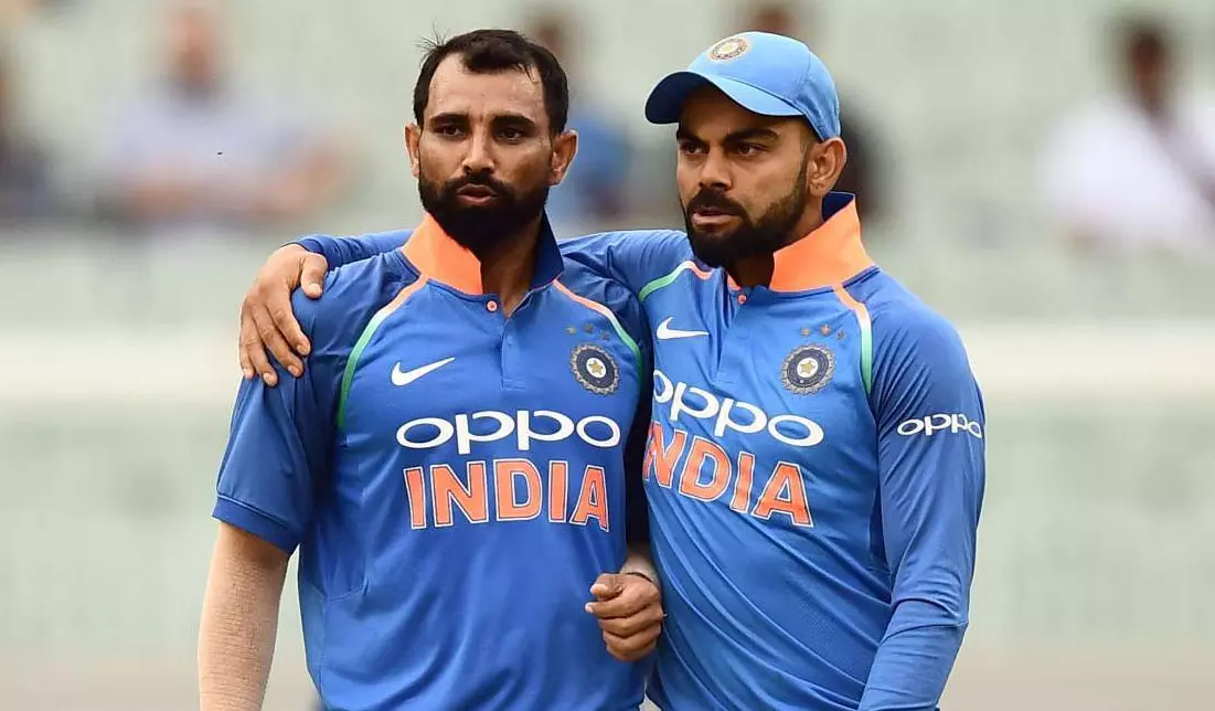 മതത്തിന്റെ പേരിൽ വിവേചനം നേരിടരുത്, ഞങ്ങൾ 200% ഷമിക്കൊപ്പം: നിലപാട് വ്യക്തമാക്കി വിരാട് കോഹ്ലി മതത്തിന്റെ പേരിൽ വിവേചനം നേരിടരുത്, ഞങ്ങൾ 200% ഷമിക്കൊപ്പം: നിലപാട് വ്യക്തമാക്കി വിരാട് കോഹ്ലി