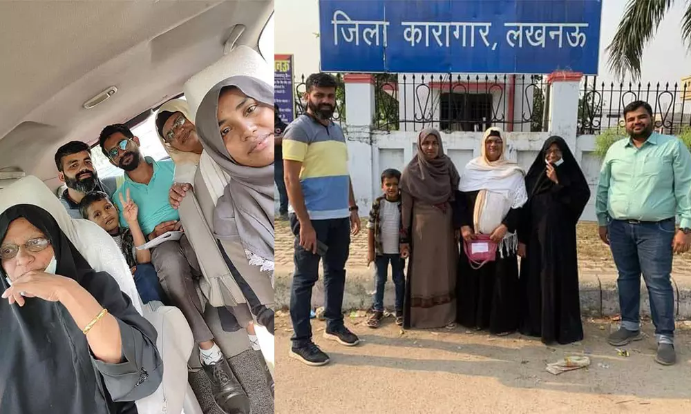 യു.പി പൊലീസ് തടവിലാക്കിയ മലയാളി കുടുംബങ്ങള് ജയില് മോചിതരായി യു.പി പൊലീസ് തടവിലാക്കിയ മലയാളി കുടുംബങ്ങള് ജയില് മോചിതരായി