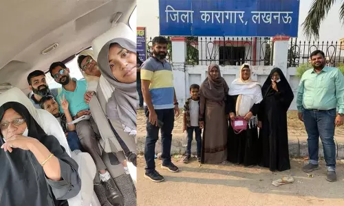 യു.പി പൊലീസ് തടവിലാക്കിയ മലയാളി കുടുംബങ്ങള് ജയില് മോചിതരായി യു.പി പൊലീസ് തടവിലാക്കിയ മലയാളി കുടുംബങ്ങള് ജയില് മോചിതരായി