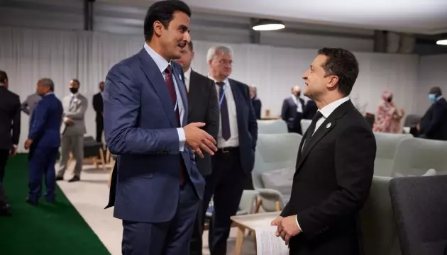 ഖത്തർ അമീർ വിവിധ രാഷ്ട്ര നേതാക്കളുമായി കൂടിക്കാഴ്ച നടത്തി