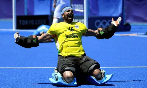 ഒളിമ്പ്യൻ പി ആർ ശ്രീജേഷിന് ഖേൽരത്ന ഒളിമ്പ്യൻ പി ആർ ശ്രീജേഷിന് ഖേൽരത്ന