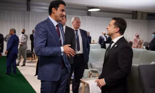 ഖത്തർ അമീർ വിവിധ രാഷ്ട്ര നേതാക്കളുമായി കൂടിക്കാഴ്ച നടത്തി