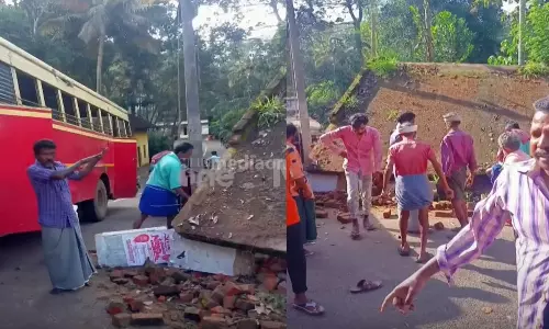 ആര്യനാട്ടെ കെഎസ്ആർടിസി ബസ് അപകടത്തിൽ ഒരു മരണം