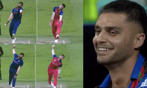 ബൗളിങ് ആക്ഷനെല്ലാം ബുംറയെപ്പോലെ: ചിരിച്ച് അഫ്ഗാൻ പേസ് ബൗളർ നവീനുൽ ഹഖ്