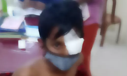 അയൽവാസിയുടെ മർദ്ദനത്തിൽ 14 കാരന്റെ കണ്ണിന് ഗുരുതര പരുക്ക്