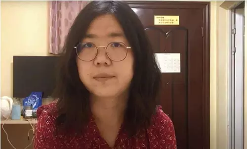 ചൈനയിലെ കോവിഡ് റിപ്പോര്‍ട്ട് ചെയ്തതിന് ജയിലില്‍ അടയ്ക്കപ്പെട്ട മാധ്യമപ്രവര്‍ത്തകയുടെ ജീവന്‍ അപകടത്തില്‍