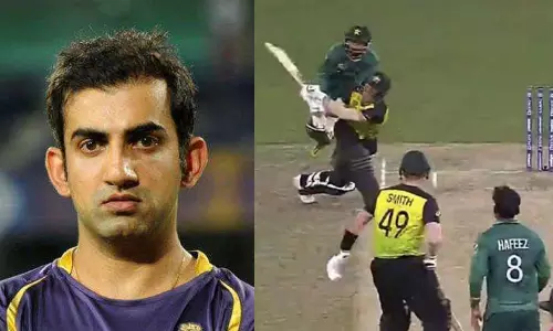 നാണക്കേട്; ഹഫീസിന്റെ കൈവിട്ട പന്ത് സിക്‌സറിന് പറത്തിയ വാർണറെ വിമർശിച്ച് ഗംഭീർ