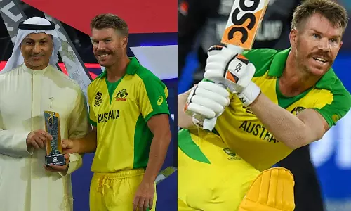 എഴുതിതള്ളിയവർക്ക് ബാറ്റ്‌കൊണ്ട് മറുപടി കൊടുത്ത് വാർണർ; അങ്ങനെ പരമ്പരയിലെ താരവും