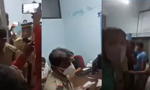 രാത്രിയില്‍ പഞ്ചായത്ത് അംഗം ഓഫീസിലെത്തി; എല്‍.ഡി.എഫ്-യു.ഡി.എഫ് സംഘര്‍ഷം