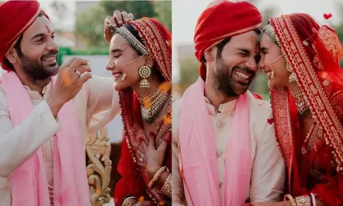 ബോളിവുഡ് താരം രാജ്കുമാര്‍ റാവുവും നടി പത്രലേഖയും വിവാഹിതരായി