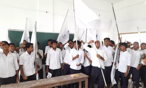 ലക്ഷദ്വീപിൽ സമരം നടത്തിയ വിദ്യാർത്ഥികൾക്കെതിരെ നടപടി