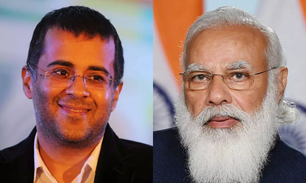 അംബാനിക്കും അദാനിക്കും ആവശ്യത്തിന് പണമില്ലേ? മോദി നന്നായി പരിശ്രമിച്ചു; കേന്ദ്രത്തെ പ്രതിരോധിച്ച് ചേതൻ ഭഗത് അംബാനിക്കും അദാനിക്കും ആവശ്യത്തിന് പണമില്ലേ? മോദി നന്നായി പരിശ്രമിച്ചു; കേന്ദ്രത്തെ പ്രതിരോധിച്ച് ചേതൻ ഭഗത്