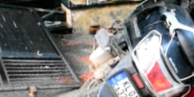 കഴക്കൂട്ടത്ത് സിപിഎം പ്രവർത്തകന്‍റെ വീടിന് നേരെ  ബോംബേറ്