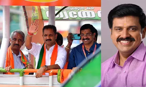 ഹലാല്‍ വിവാദത്തില്‍ ബിജെപിയില്‍ പാളയത്തില്‍ പട; പാര്‍ട്ടി നിലപാടിനെ തള്ളി  സന്ദീപ് വാര്യര്‍