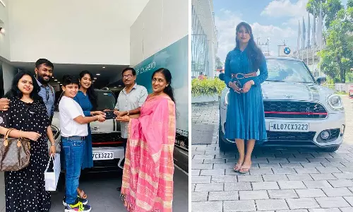 യാത്രകൾക്ക് ഇനി പുതിയ കൂട്ട്; മിനി കൺട്രിമാൻ സ്വന്തമാക്കി നവ്യ നായർ