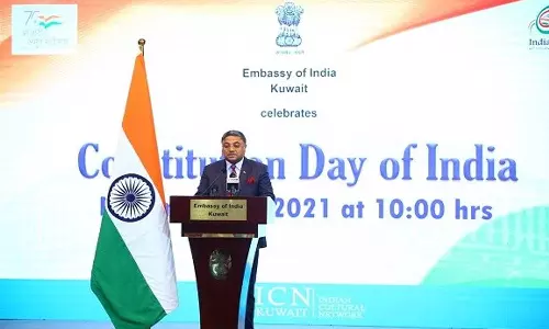 ഭരണഘടനാ ദിനം ആഘോഷമാക്കി കുവൈത്ത് ഇന്ത്യൻ എംബസി ഭരണഘടനാ ദിനം ആഘോഷമാക്കി കുവൈത്ത് ഇന്ത്യൻ എംബസി
