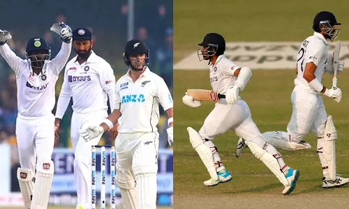 സ്പിന്നർമാർ പണി തുടങ്ങി: വിറച്ച് തുടങ്ങി ന്യൂസിലാൻഡ്, ജയിക്കാന്‍ വേണ്ടത് 284 റണ്‍സ്