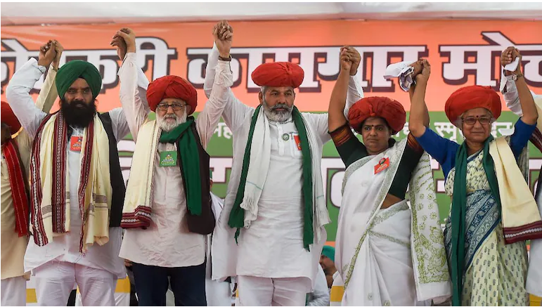 നിയമസഭ, തദ്ദേശ തെരഞ്ഞെടുപ്പുകളില്‍ ബി.ജെ.പിയെ തോല്‍പ്പിക്കണം; ആഹ്വാനവുമായി കര്‍ഷകരുടെ മഹാപഞ്ചായത്ത്