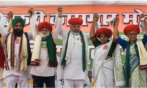 നിയമസഭ, തദ്ദേശ തെരഞ്ഞെടുപ്പുകളില്‍ ബി.ജെ.പിയെ തോല്‍പ്പിക്കണം; ആഹ്വാനവുമായി കര്‍ഷകരുടെ മഹാപഞ്ചായത്ത്